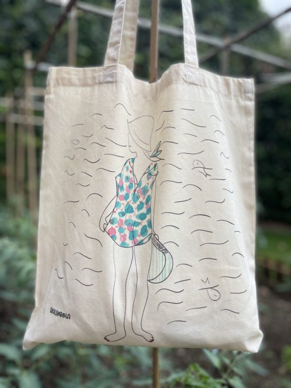 tote bag camisa gorrito paseo mar peces